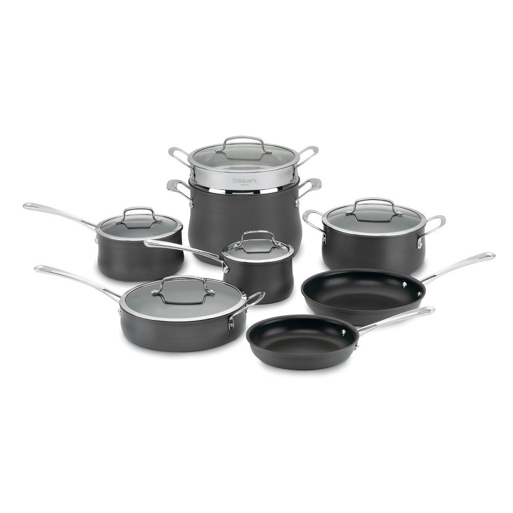 Cuisinart 13-Piece Contour Hard Anodized Cookware Set: $279.99 Cuisinart 13-Piece Contour Hard Anodized Cookware Set: $279.99