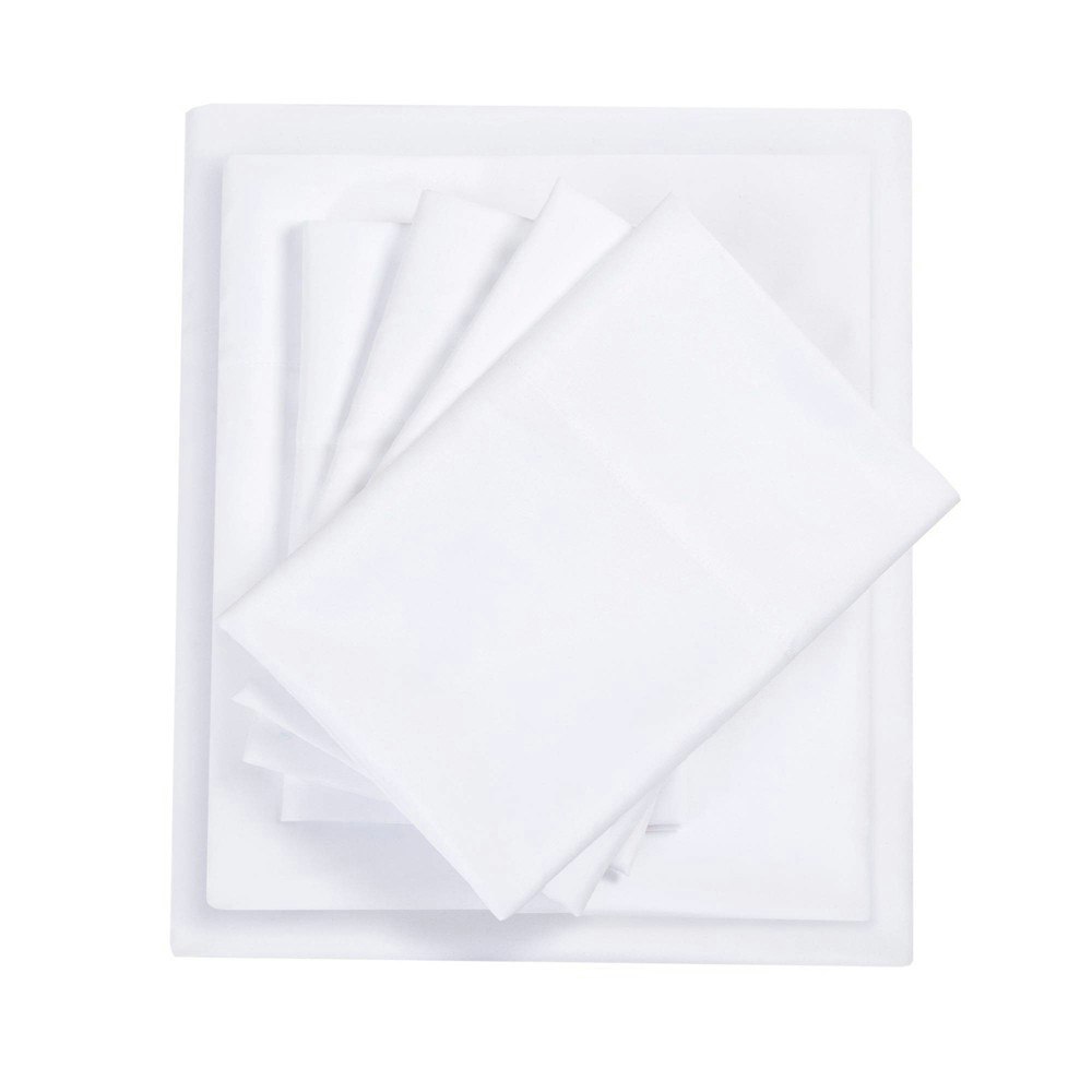 Queen 6-Piece Microfiber Sheet Set with Side Storage Pockets: $26.49 Queen 6-Piece Microfiber Sheet Set with Side Storage Pockets: $26.49