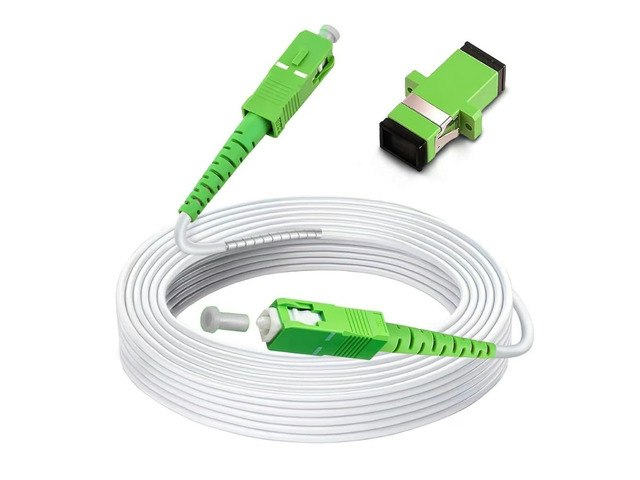 SC/APC to SC/APC Simplex Armored Single Mode Fiber Optic Patch Cable 15m: $19.49 SC/APC to SC/APC Simplex Armored Single Mode Fiber Optic Patch Cable 15m: $19.49