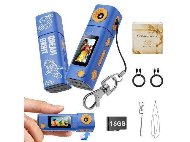 Mini Keychain 2K Digital Camera with 16GB Card: $50.99 Mini Keychain 2K Digital Camera with 16GB Card: $50.99