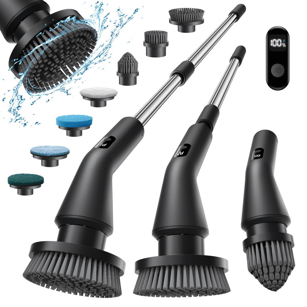 Yooken Cordless Electric Spin Scrubber with 8 Brush Heads: $27.71 Yooken Cordless Electric Spin Scrubber with 8 Brush Heads: $27.71