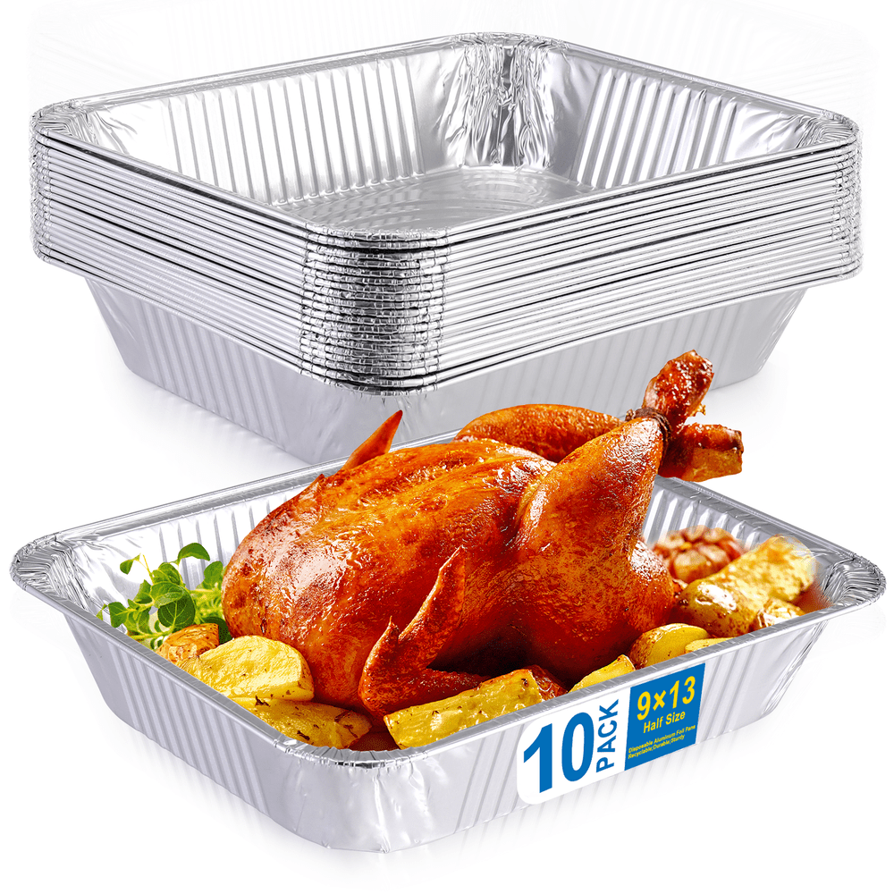 9x13 Aluminum Foil Pans 10-Pack: $17.99 9x13 Aluminum Foil Pans 10-Pack: $17.99
