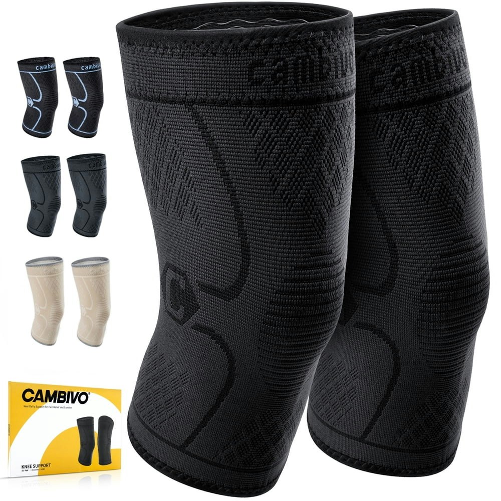 Cambivo Compression Knee Sleeve 2-Pack: $14.89 Cambivo Compression Knee Sleeve 2-Pack: $14.89