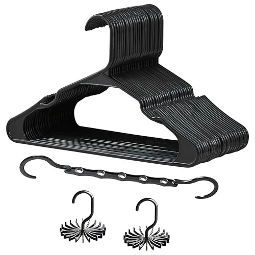 Vecelo Plastic Clothes Hangers 25-Pack: $14.99 Vecelo Plastic Clothes Hangers 25-Pack: $14.99
