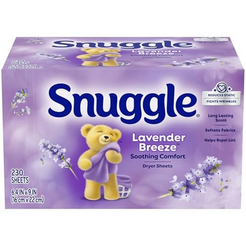 Snuggle Lavender Breeze Dryer Sheets 230-Count: $10.84 Snuggle Lavender Breeze Dryer Sheets 230-Count: $10.84