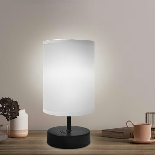Degnju 9-Inch Small Bedside Table Lamp: $15.99 Degnju 9-Inch Small Bedside Table Lamp: $15.99
