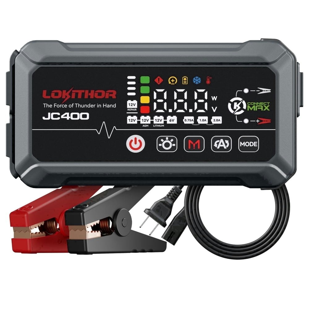 Lokithor 2,500A Car Jump Starter and Battery Charger: $69.89 Lokithor 2,500A Car Jump Starter and Battery Charger: $69.89