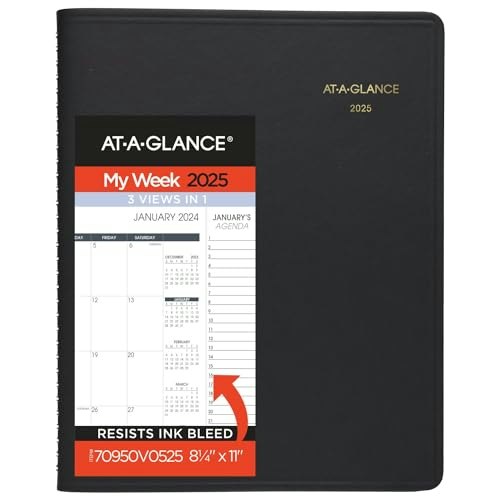 AT-A-GLANCE 2025 Weekly & Monthly Appointment Planner: $12.89