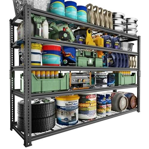 Roomtec 3,300-lb Capacity 5-Tier Heavy Duty Metal Storage Rack: $179.49 Roomtec 3,300-lb Capacity 5-Tier Heavy Duty Metal Storage Rack: $179.49
