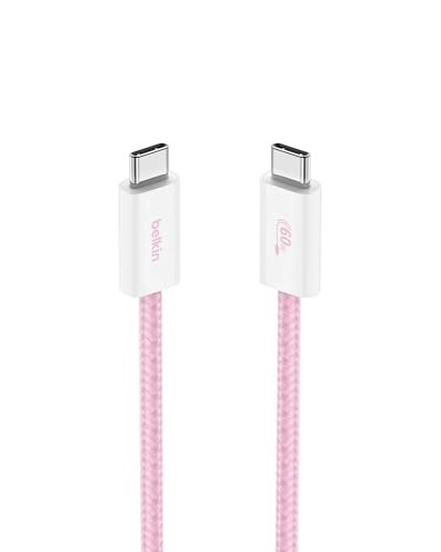 Belkin 3.3-Foot USB-C to USB-C 60W Braided Cable: $6.99