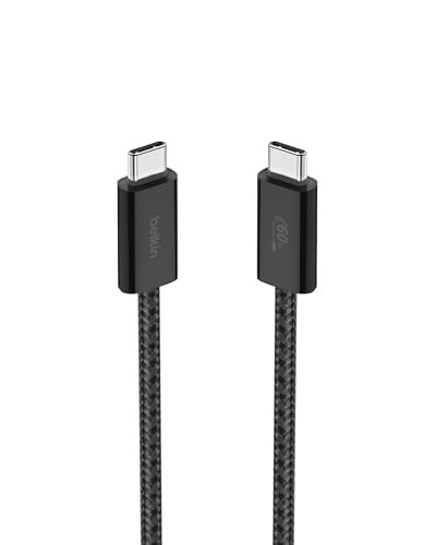 Belkin 3.3ft USB C to USB C 60W Braided Cable: $6.99