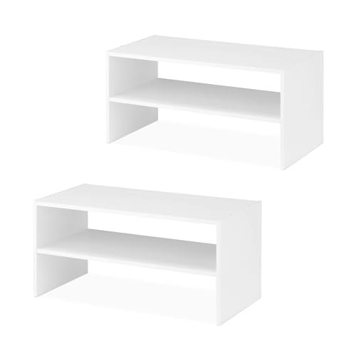 Whitmor 2-Shelf Stackable Wood Shoe Rack 2-Pack: $44.59 Whitmor 2-Shelf Stackable Wood Shoe Rack 2-Pack: $44.59