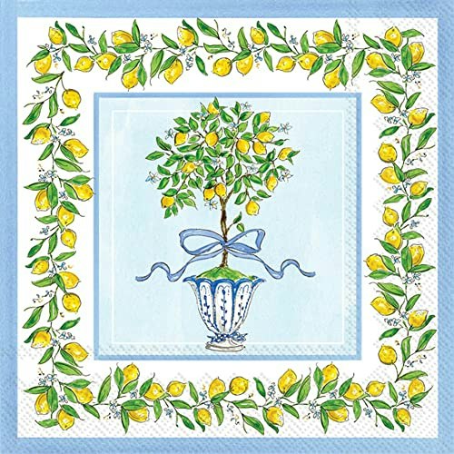 Boston International Lemon Topiary 3-Ply Beverage Napkins 20-Count: $4.54 Boston International Lemon Topiary 3-Ply Beverage Napkins 20-Count: $4.54