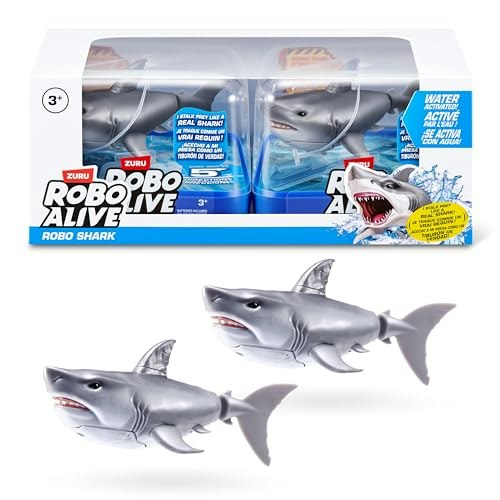 Zuru Robo Alive Water-Activated Swimming Shark 2-Pack: $14.99 Zuru Robo Alive Water-Activated Swimming Shark 2-Pack: $14.99