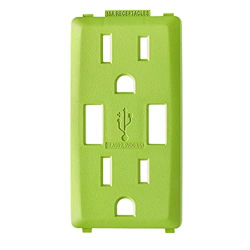 Leviton Renu 15A USB Charger Tamper-Resistant Receptacle Color Change Kit: $5.45 Leviton Renu 15A USB Charger Tamper-Resistant Receptacle Color Change Kit: $5.45