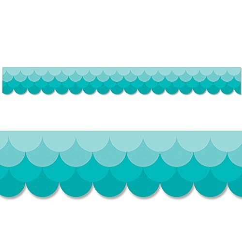 Creative Teaching Press Ombre Turquoise Scallops Bulletin Board Border: $9.49 Creative Teaching Press Ombre Turquoise Scallops Bulletin Board Border: $9.49