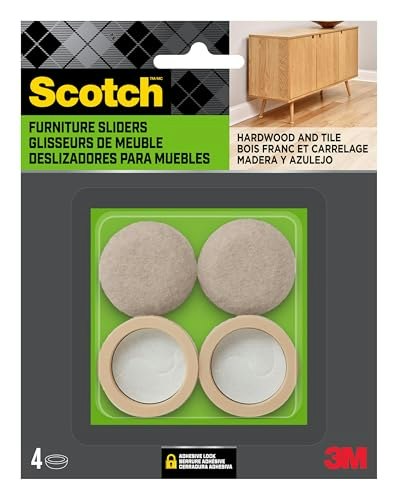 Scotch 1-1/4-inch Felt Chair Leg Floor Protector 24-Pack: $43.47 Scotch 1-1/4-inch Felt Chair Leg Floor Protector 24-Pack: $43.47