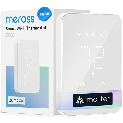 Meross Matter Smart Thermostat for Electric Baseboard Heaters: $68 w/ Prime Meross Matter Smart Thermostat for Electric Baseboard Heaters: $68 w/ Prime