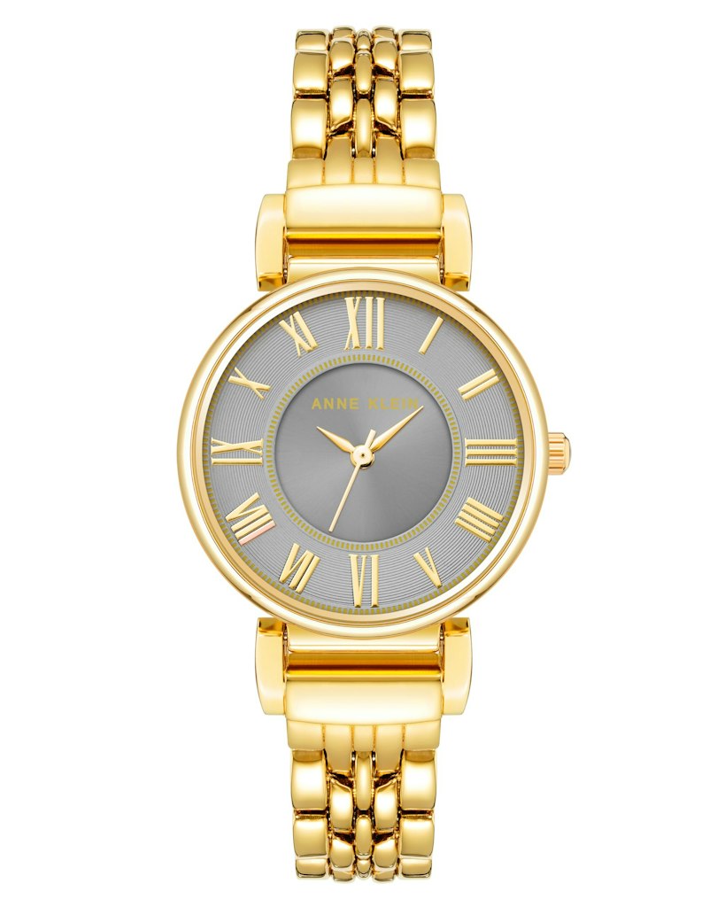 Anne Klein Women's Gold-Tone Bracelet Watch: $36 w/ Prime