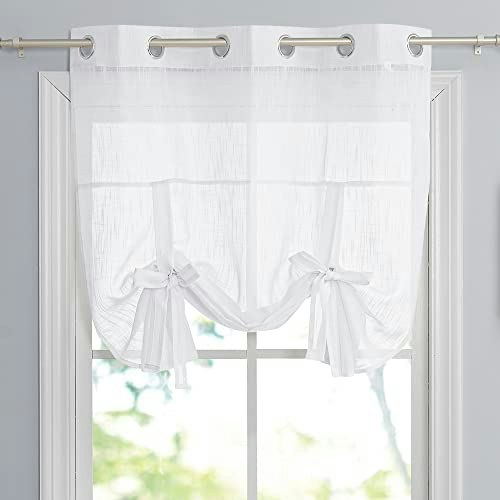 Pony Dance 42" x 54" Semi-Sheer Tie-Up Roman Shade: $17.95 Pony Dance 42" x 54" Semi-Sheer Tie-Up Roman Shade: $17.95