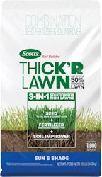 Scotts Turf Builder Sun & Shade 10-lb. Grass Seed & Fertilizer for $21 w/ Prime + free shipping