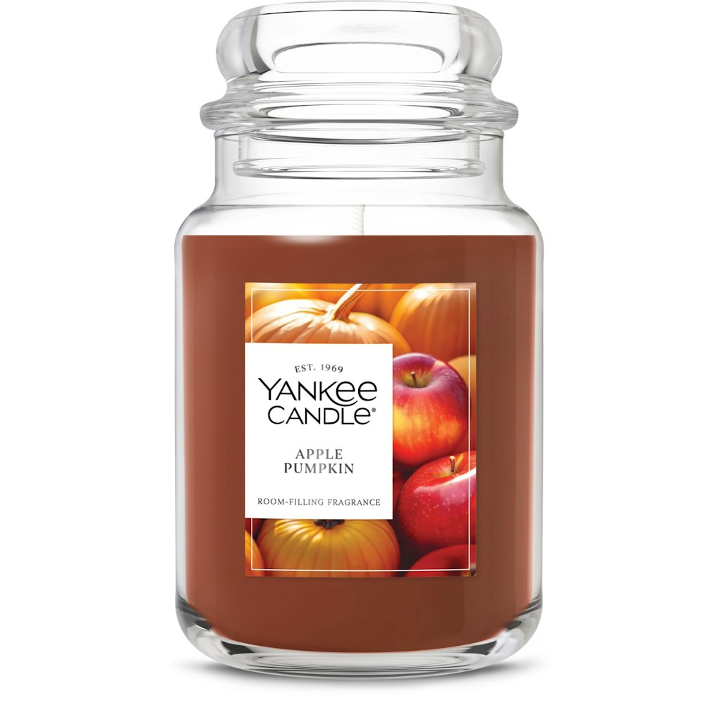Yankee Candle Apple Pumpkin 22-oz. Jar Candle: $16 w/ Prime