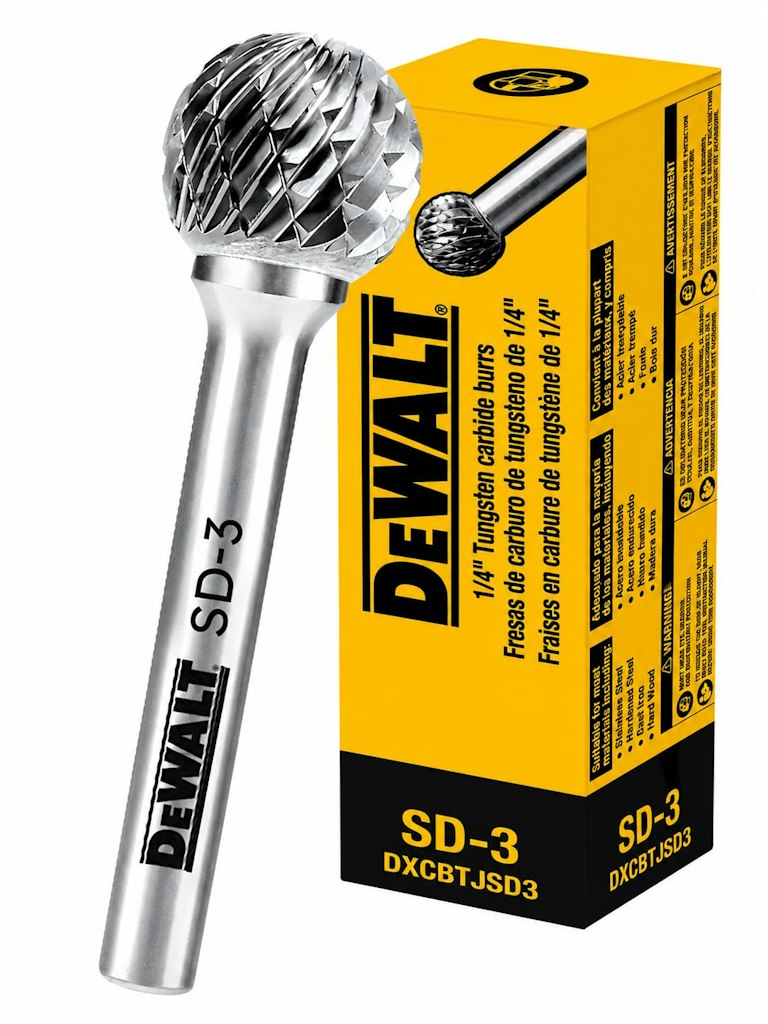 DeWalt 1/4" Shank Carbide Burr: $13 DeWalt 1/4" Shank Carbide Burr: $13