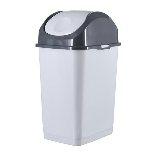 Superio 1.25-Gallon Swing-Top Trash Can: $14.24 Superio 1.25-Gallon Swing-Top Trash Can: $14.24