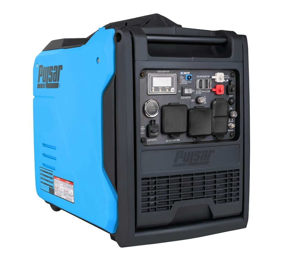 Pulsar 6000W Dual Fuel Inverter Generator w/ Remote Start: $449
