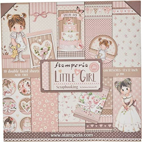 Stamperia Little Girl 12x12-Inch Paper Pad 10-Pack: $12.53 Stamperia Little Girl 12x12-Inch Paper Pad 10-Pack: $12.53