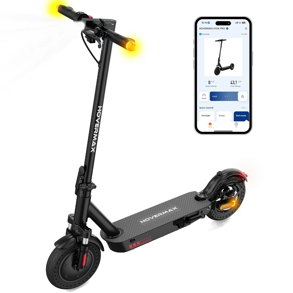 Hovermax H10K Pro 500W 10" Folding Electric Scooter: $210