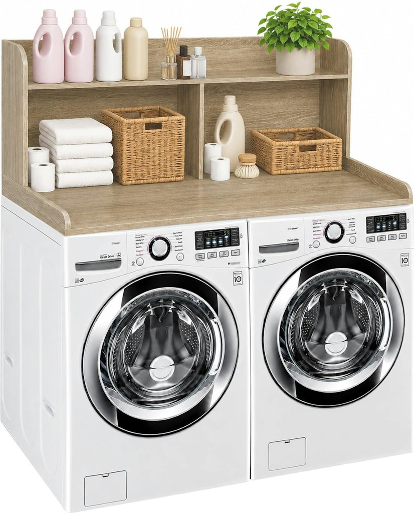 Laundry Countertop w/ 20" Shelf Storage: $116 w/ Prime