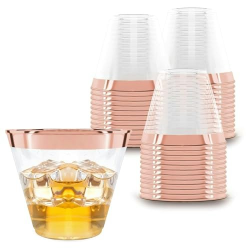 Prestee 9-oz. Rose Gold Plastic Cups 100-Pack: $21.76 Prestee 9-oz. Rose Gold Plastic Cups 100-Pack: $21.76