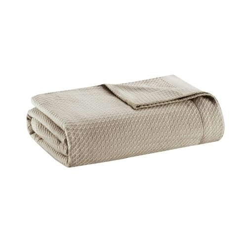 Madison Park Twin Size Egyptian Cotton Bed Blanket: $32.99