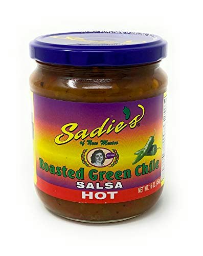 Sadie's of New Mexico Roasted Green Chile Hot Salsa 16-oz.: $13.48 Sadie's of New Mexico Roasted Green Chile Hot Salsa 16-oz.: $13.48