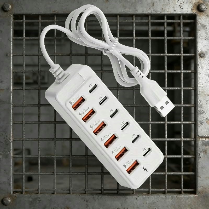 12-Port USB Charging Station: $2.62