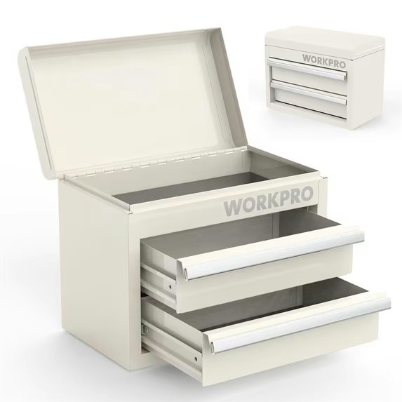 WorkPro Mini Metal Tool Box: $22