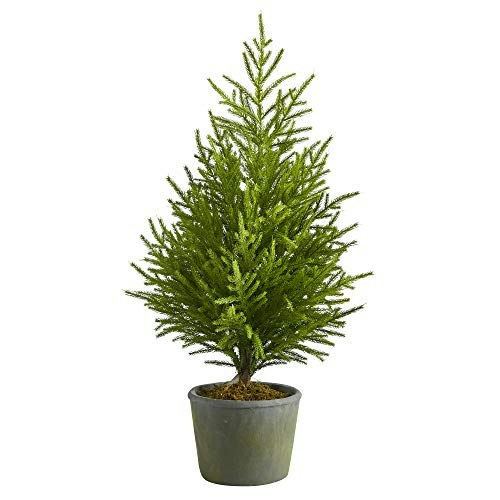 Nearly Natural 3-Foot Artificial Pine Christmas Tree in Planter: $66.99 Nearly Natural 3-Foot Artificial Pine Christmas Tree in Planter: $66.99