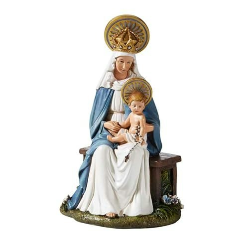 Avalon Gallery 6.5-inch Resin Seated Madonna and Child Figurine: $25.07