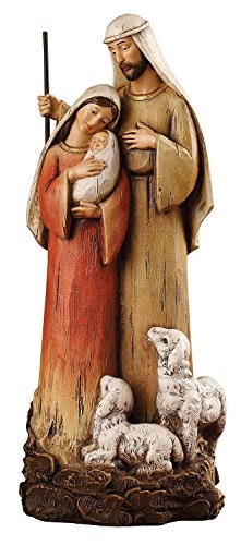 CB Gift Holy Family with Lambs Figurine 12-Inch: $33.96