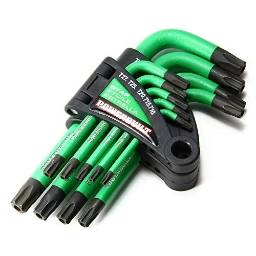 Powerbuilt 9-Piece Short Arm Tamper-Proof Torx Key Wrench Set: $24.06 Powerbuilt 9-Piece Short Arm Tamper-Proof Torx Key Wrench Set: $24.06