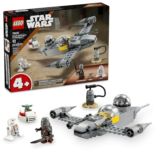 LEGO Star Wars Mando and Grogu's N-1 Starfighter Building Set 75410: $17.99 LEGO Star Wars Mando and Grogu's N-1 Starfighter Building Set 75410: $17.99