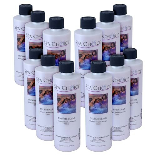 SpaChoice Hot Tub Enzyme Clear 1-Pint 12-Pack: $47.65 SpaChoice Hot Tub Enzyme Clear 1-Pint 12-Pack: $47.65