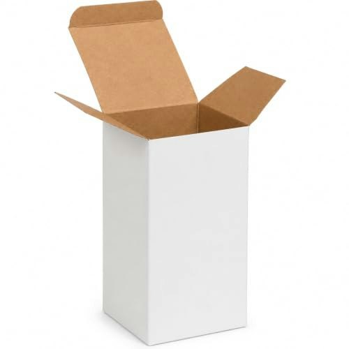 Box USA 4x4x8-Inch White Folding Gift Boxes 250-Pack: $128.86 Box USA 4x4x8-Inch White Folding Gift Boxes 250-Pack: $128.86