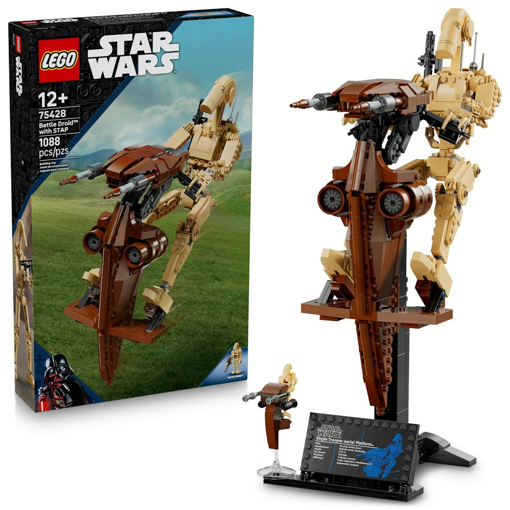 LEGO Star Wars Battle Droid w/ STAP Set: $84 w/ Prime