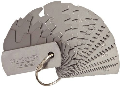 Fowler 52-470-140-0 Inch Involute Gear Tooth Gages 14-Leaf Set: $71.01 Fowler 52-470-140-0 Inch Involute Gear Tooth Gages 14-Leaf Set: $71.01