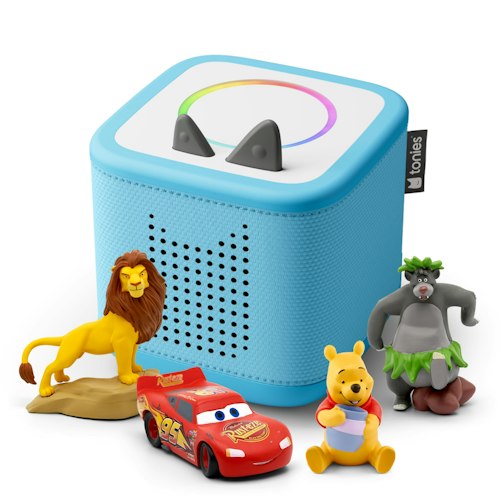 Toniebox 2 Audio Player Disney Bundle w/ Lightning McQueen, Simba, Winnie the Pooh & Baloo for $120 w/ Prime + free shipping