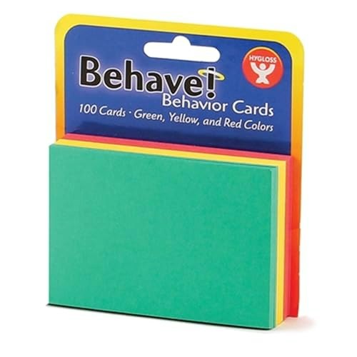 Hygloss 3" x 3" Behavior Incentive Cards 100-Pack: $5.50