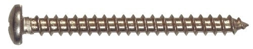 Hillman #6 x 5/8-Inch Stainless Steel Pan Head Phillips Sheet Metal Screws 100-Pack: $9.83