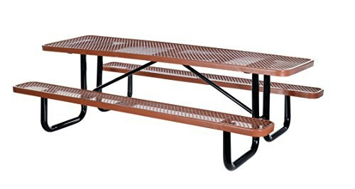 Vestil 30 x 72-inch Expanded Metal Picnic Table: $909.99